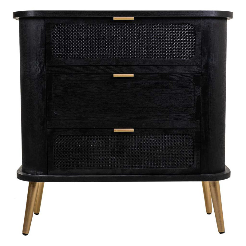 Schiff 3 Drawer Bedside Table