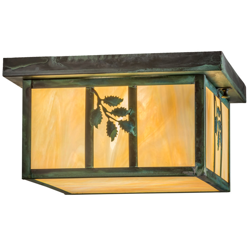 Plafonnier encastré d'extérieur 2 lumières Yandell