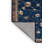 Machine Washable Space Blue Area Rug-1317512526