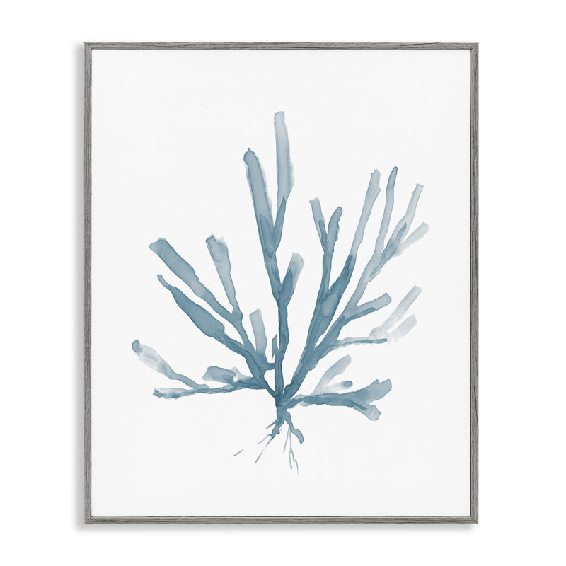 Giclée de corail minimaliste, design par Carol Robinson, H 14 po x l 11 po, Estampe numérique Farmhouse
