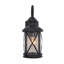 Lanterne murale d'extérieur à 1 ampoule noire Ruggerio-21270755