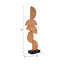 Wildomar Wood 5 Half Circles Stacking Sculpture