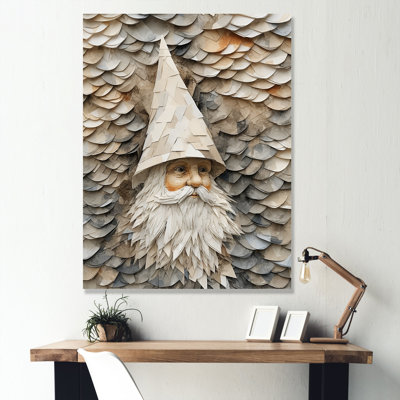Fantaisie, fée, nains, portrait sur toile