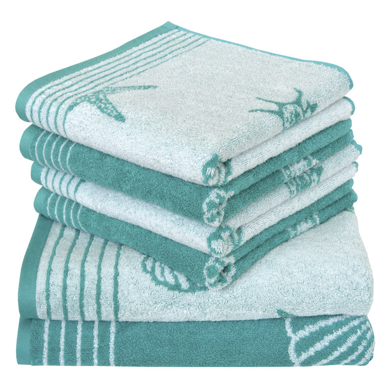 Dyckhoff Towel Seashell, Teal