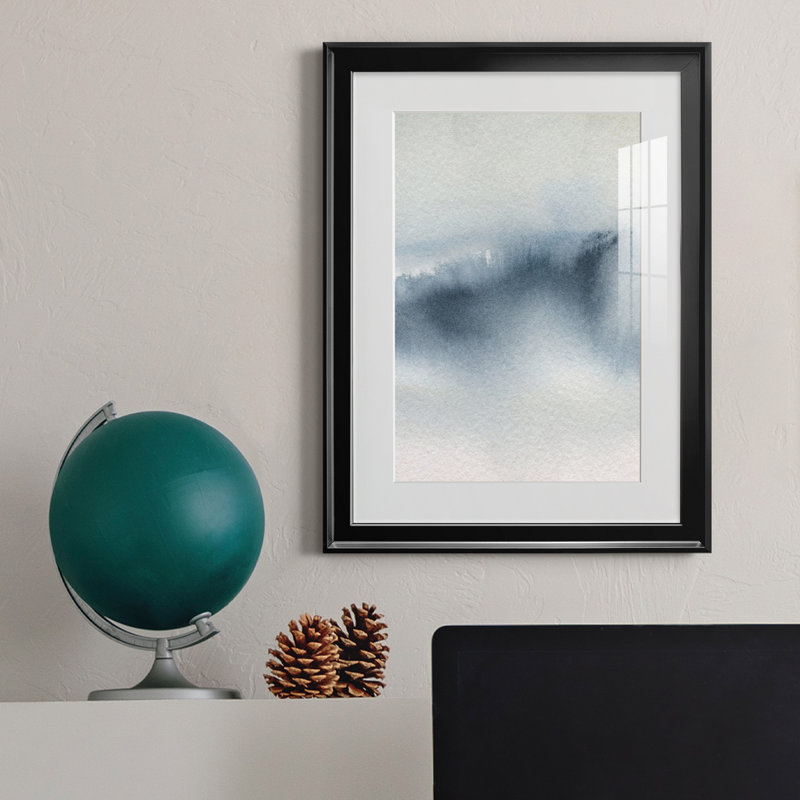 Summer Rain I - peinture encadrée, Noir, H 18,5 po x l 24,5 po x P 1,5 po