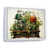 White Floater Framed