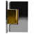 Chrome poli avec accents laiton