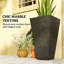 Ensemble de 3 pots à fleurs, pots à fleurs hauts