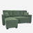 L-Shaped Sectional with Pull-Out Bed-1090137924