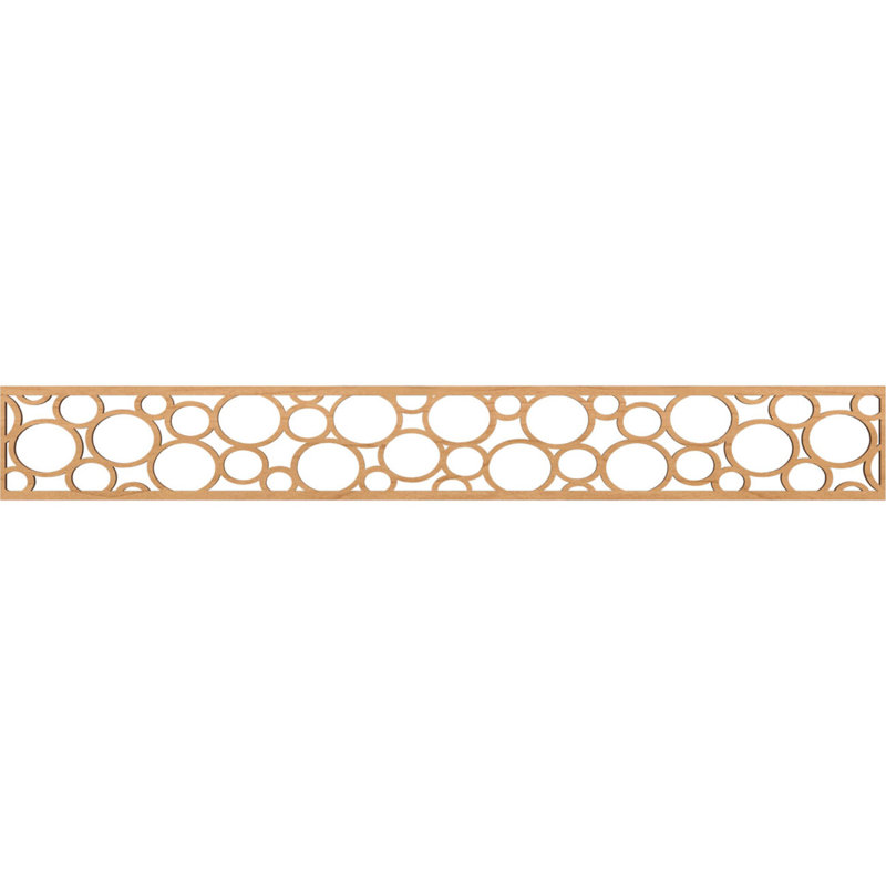Moulure de chantournage, Érable, H 6 po x l 46,5 po x P 0,375 po