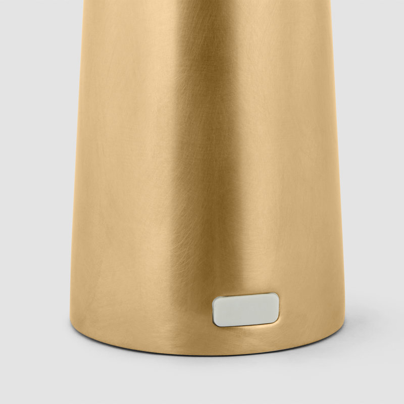 Sesa Short Accent Rechargeable Table Lamp, Gold