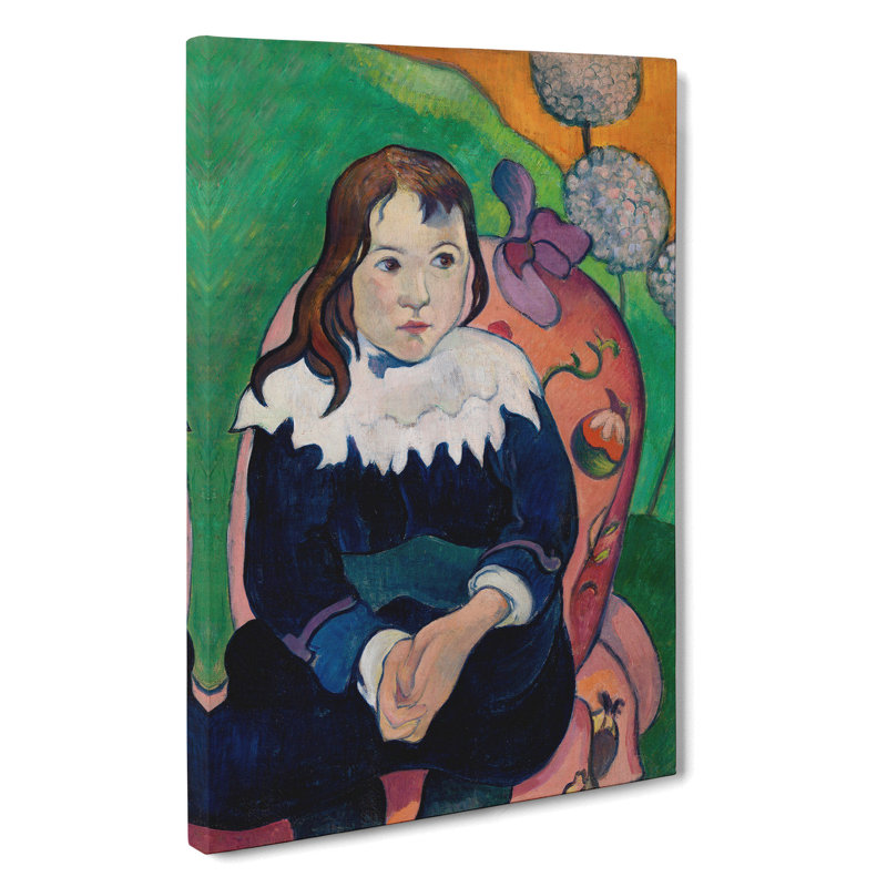 Portrait Of A Child by Paul Gauguin - Wrapped Canvas Painting, 91cm H x 60cm W x 3cm D