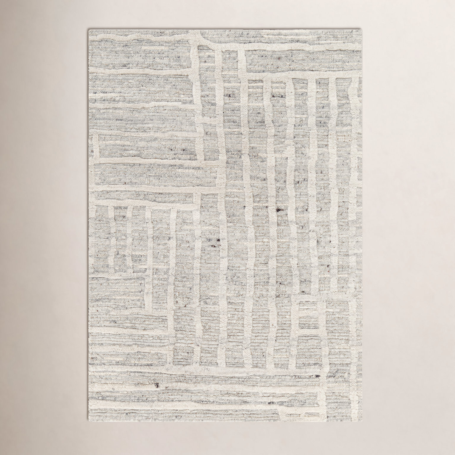 Edwardo Hand-Woven Abstract Rug, Rectangle 2' x 3'