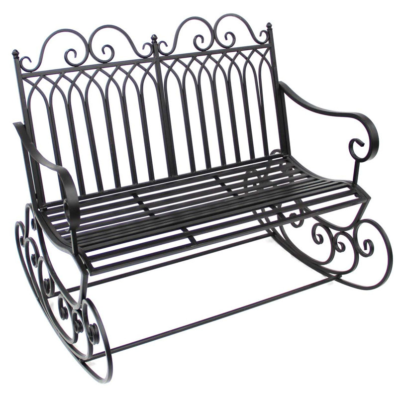 Macek Metal Outdoor Chair, Black