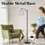 Lampe sur pied à arc avec abat-jour réglable Cute Blue Bows Lampadaire