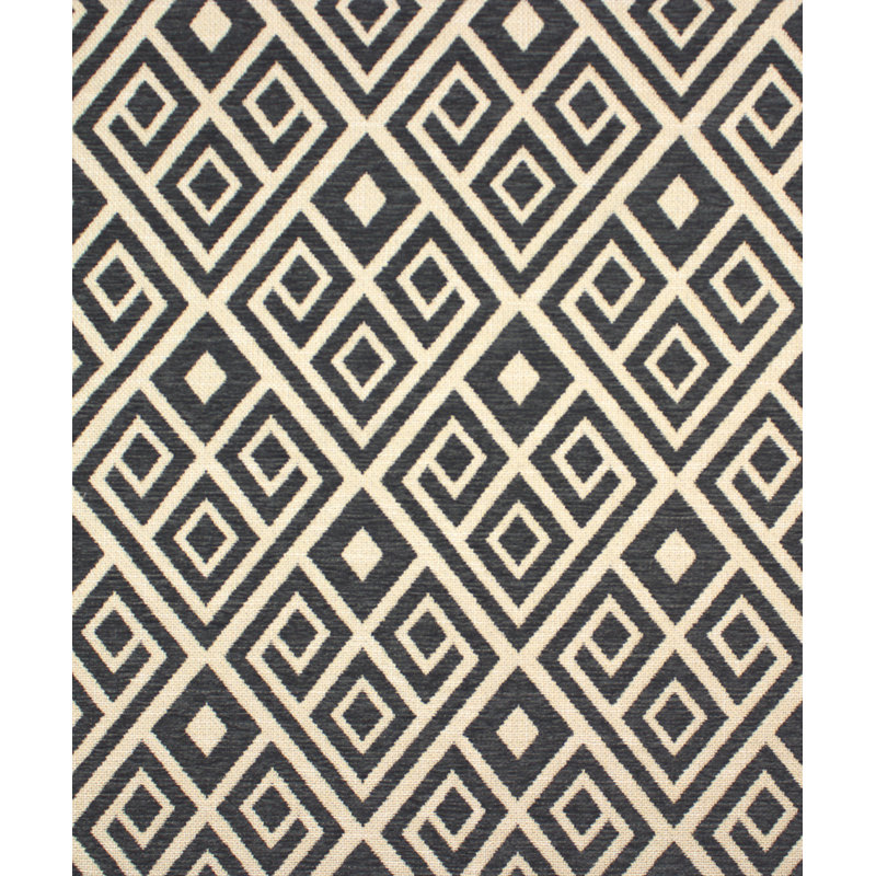 Tissu Swash Buckler, Noir / ivoire