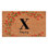 Paillasson baies de Noël personnalisées, lettre X