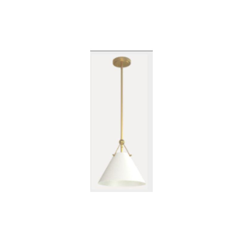 1-light Pendant Light White, White