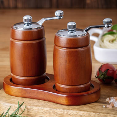 Wood Salt & Pepper Mill Set SC0GO