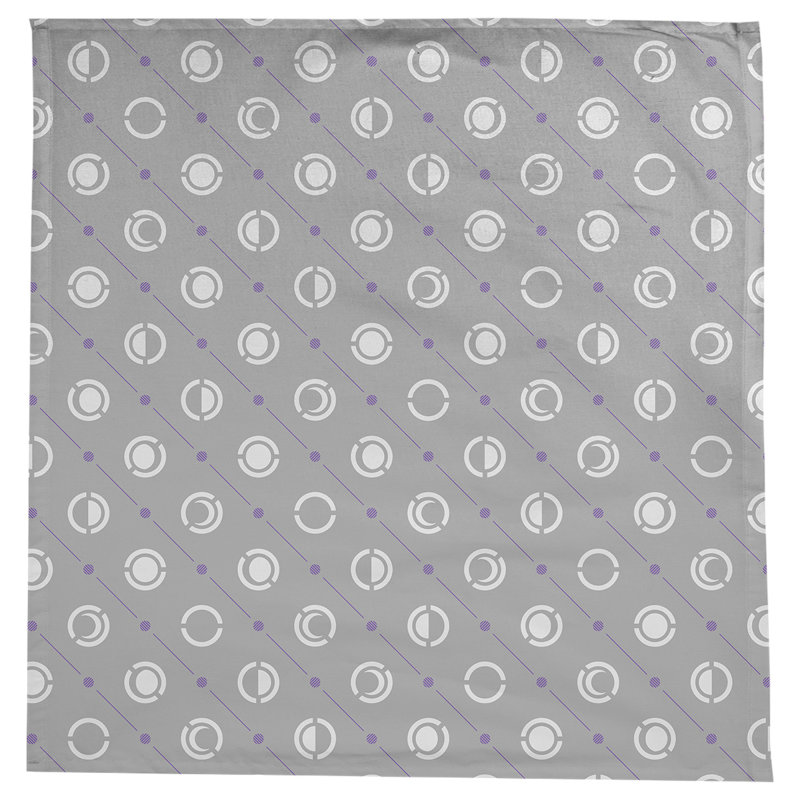 Nappe des phases de lune classiques, Gris / mauve / blanc