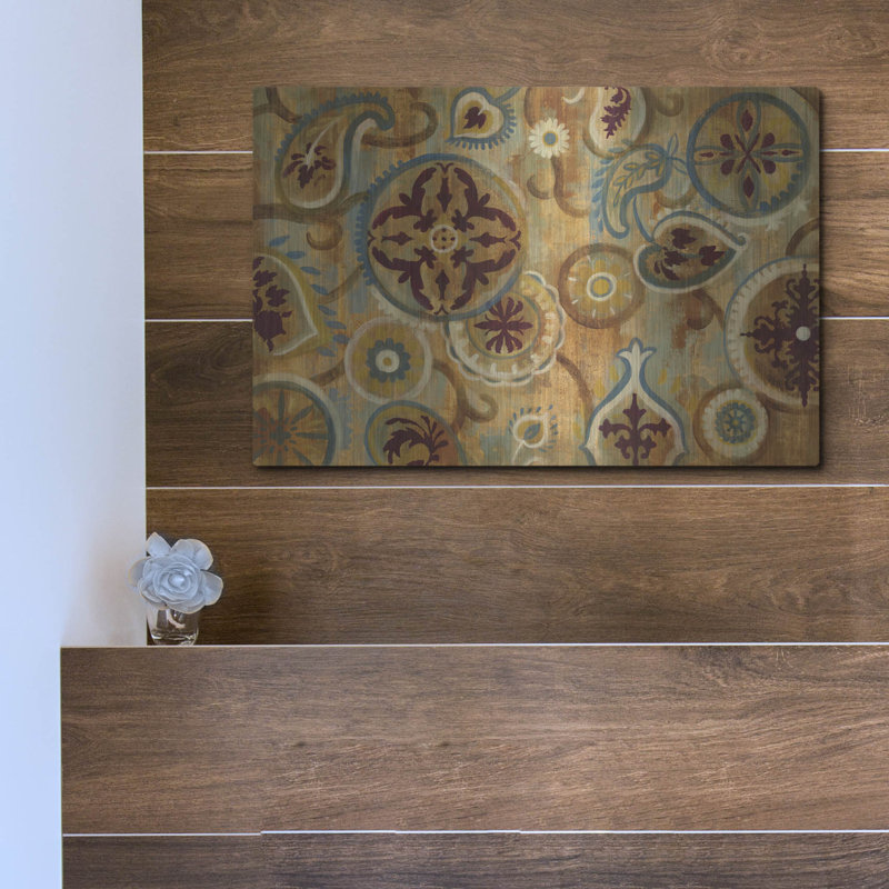 «Burnt Paisley And Mandalas» par Silvia Vassileva, H 12 po x l 16 po
