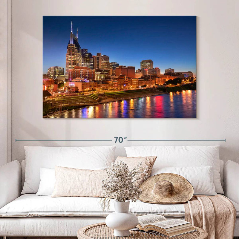 Sireci Downtown Nashville Lights, 34" H x 51" W