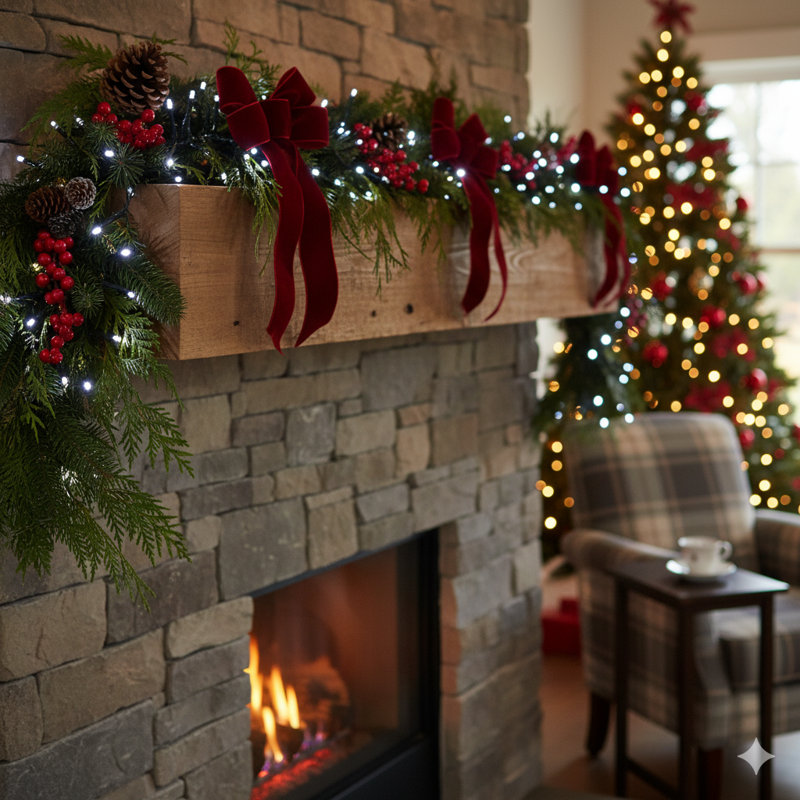 Guirlande de Noël 12,5 pi