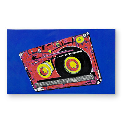 Tape Player - Musical Object Outdoor Area Rug for Home Decor
