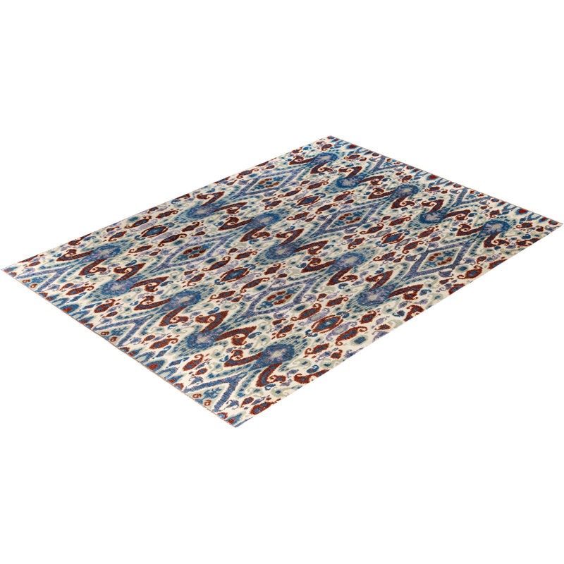 Overdyed One-of-a-Kind 9' 2" X 12' 2" Hand Knotted Area Rug