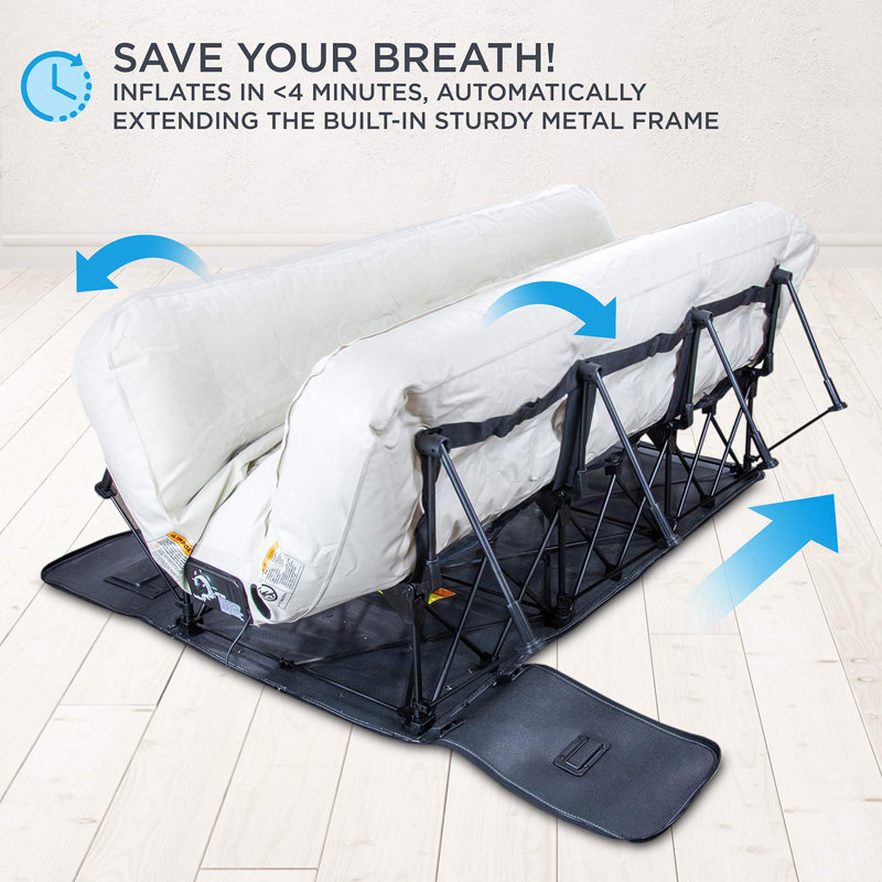 Matelas gonflable avec pompe intégrée, Grand