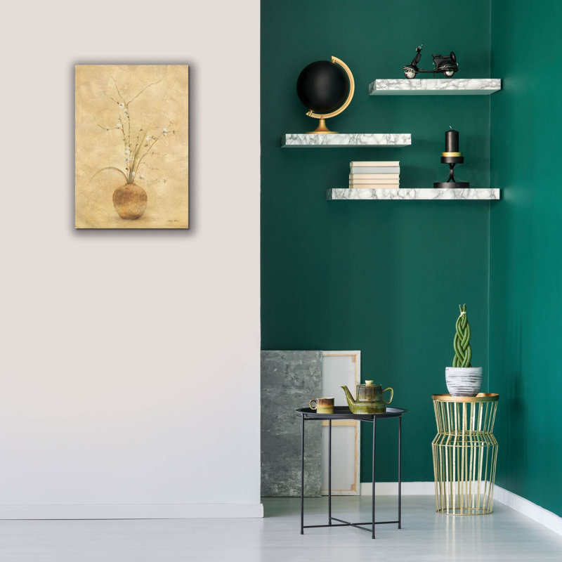 «Flowering Plum».  par Cheri Blum, art mural sur toile, H 26 po x l 18 po x P 0,75 po