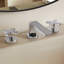 Robinet pour salle de bain à l’échelle vectorielle avec ensemble de drain-46372988