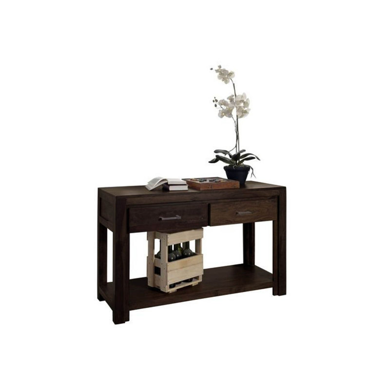 Metro Polis 118cm Solid Wood Console Table