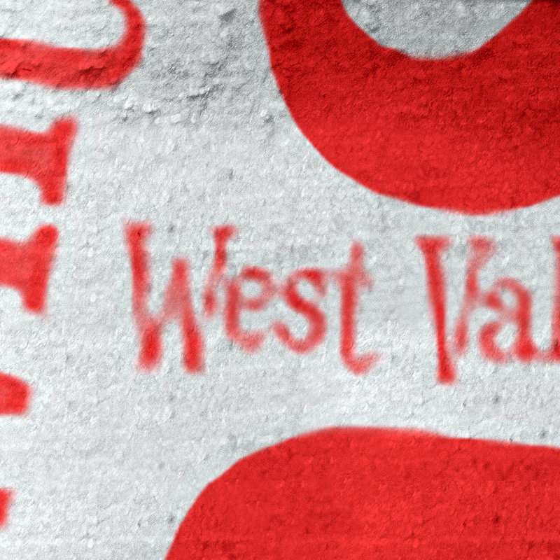 Bath Towel, Red, Poly/Cotton, Las Vegas