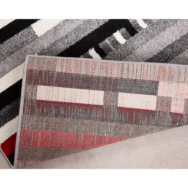 Salters Geometric Shag Area Rug, Rectangle 200 x 290cm