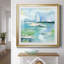Jour sur le lac - peinture encadrée-1700238529-1700238531
