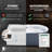 72" x 35-3/8" Whirlpool and Air Bath Heated Soaking Combination Tub with Wide Rim, LED Control Panel-95097433