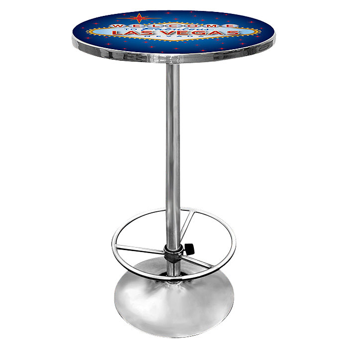 Las Vegas Round Metal Base Dining Table