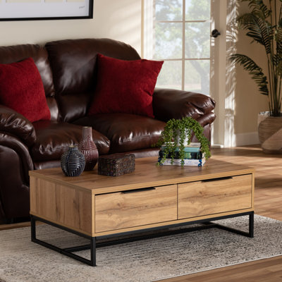 Table basse avec rangement Aldora