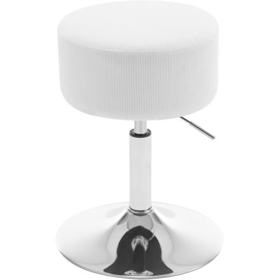 Bausch Swivel Upholstered Adjustable Height Bar Stool