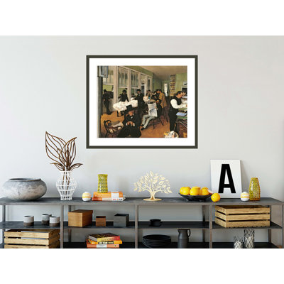 La cotonnade de la Nouvelle-Orléans par Edgar Degas, impression giclée encadrée