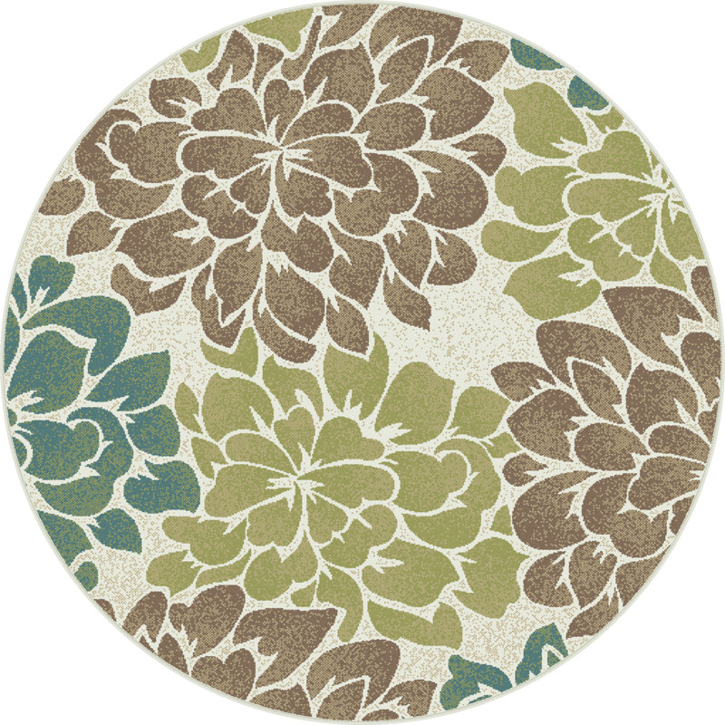 Travis Indoor Rug, Round 7'10"