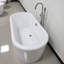 Baignoire de trempage autoportante en acrylique 68 po. X 31 po.