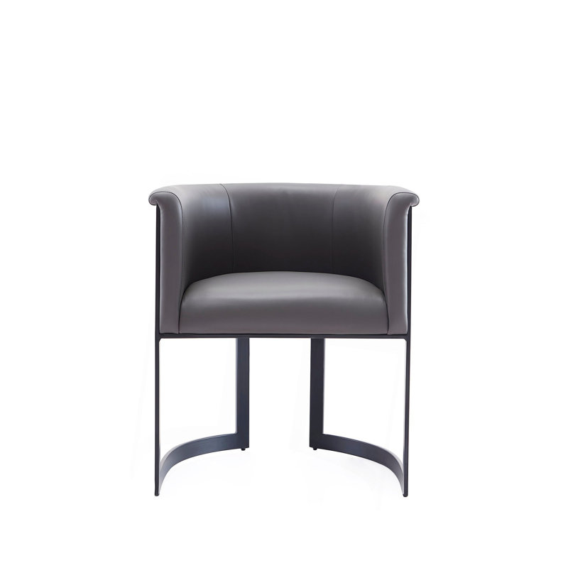 Chaise de salle à manger en graphite