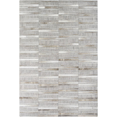 Soriah Cowhide Striped Rug