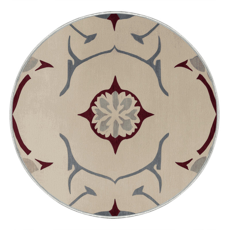 Fragmented Flow Rug, Round 5'