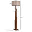 Thermia 160cm Brown Novelty Floor Lamp-1491325370