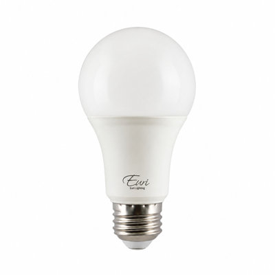 Ampoules DEL Euri Lighting A19, 12 W, 1100 lm, équivalent 75 W, blanc froid 5000 K, culot E26, homologuées CEC et UL, lot de 2