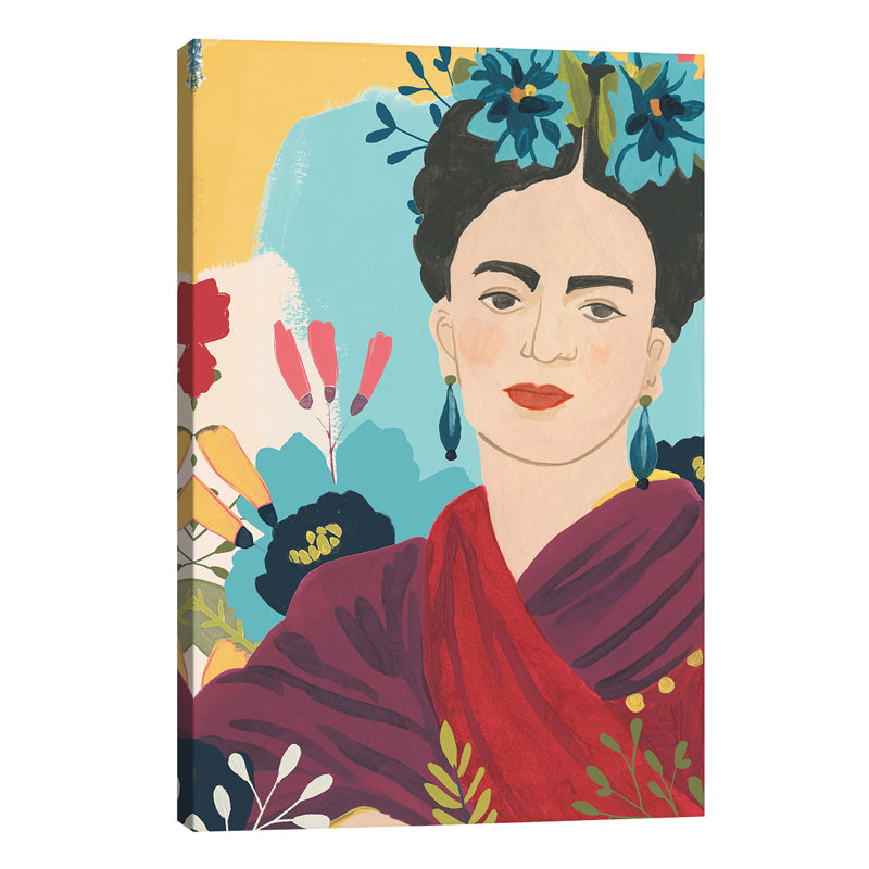 Frida's Garden II by June Erica Vess - Wrapped Canvas Painting, 66.04 cm H x 45.72 cm W x 1.91 cm D