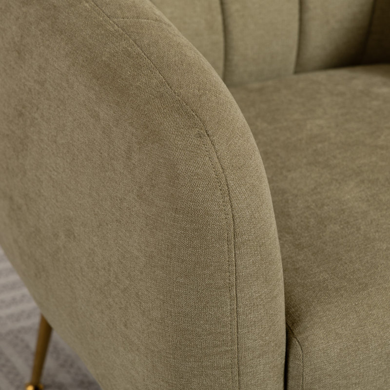 Upholstered Armchair, Pistachio